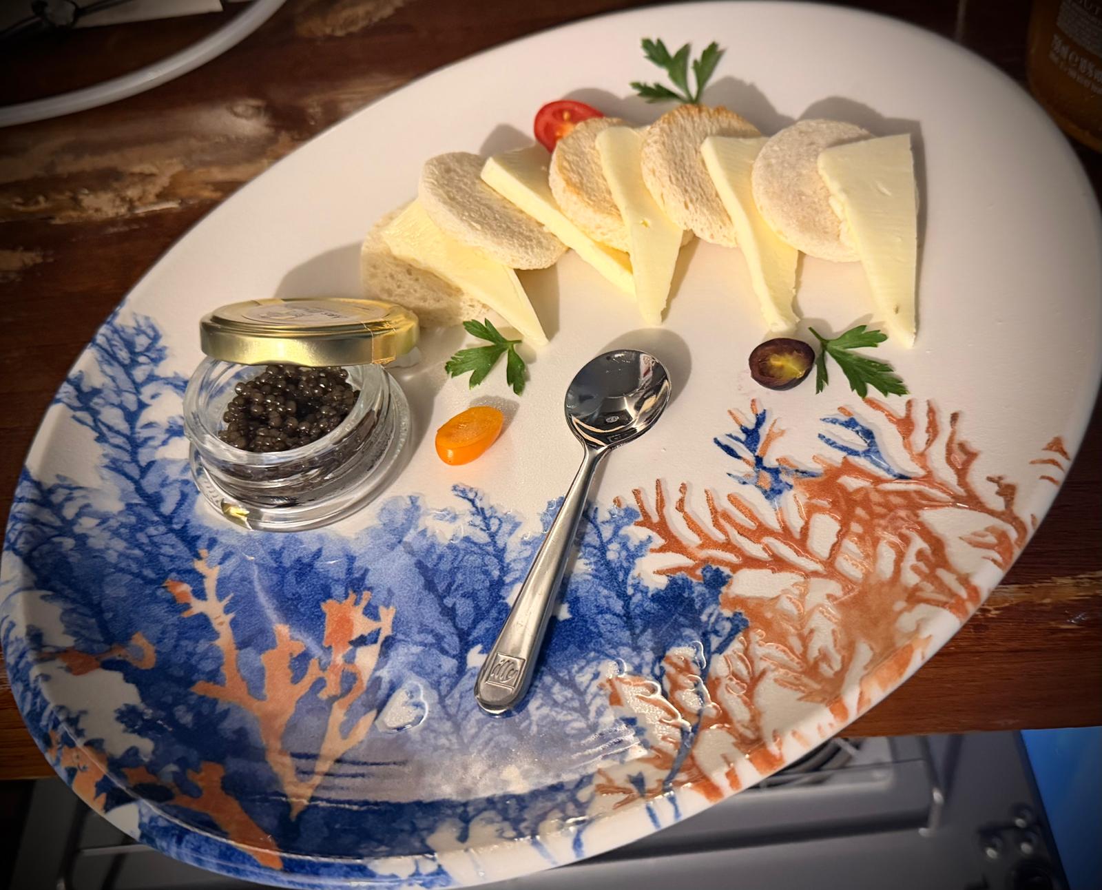 Caviale e crudo di mare